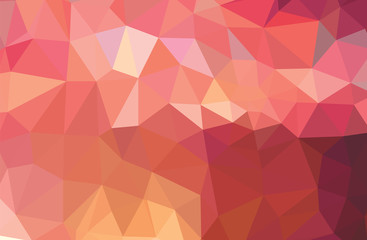 Light Orange vector modern geometric abstract background  , Multicolor, Rainbow vector triangle mosaic template