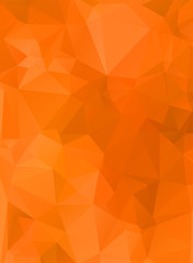 Abstract multicolor orange son background. Vector polygonal design illustrator