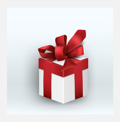 Gift box elements for promotion banner artwork greeting cards xmas symbol party winter holidays and Christmas holidays Isolated background