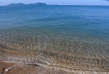 waves on beach
