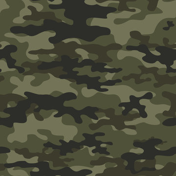  camouflage pattern military seamless. Vector print for clothes, fabrics.