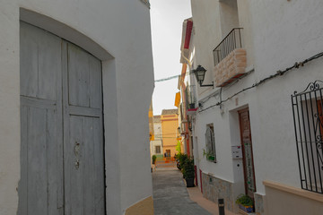 the old town of the coastal town of calpe is one of the most beautiful to visit in spain