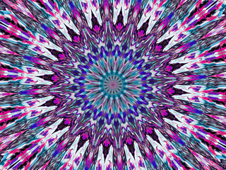 kaleidoscope symmetry mandala and circular gradient style.abstract background. multicolor wallpaper.
