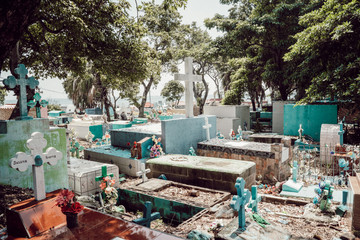 Fototapeta na wymiar Friedhof in El Salvador