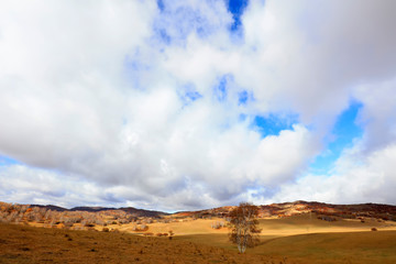 sights of the Ulan prairie in Inner Mongolia, China