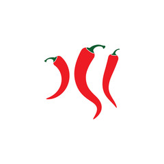 Hot Chili vector icon illustration