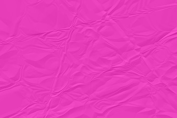 crumpled pink paper background close up