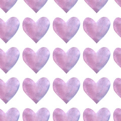 Seamless pattern with hearts. Romantic texture for wrapping paper, packaging, wedding, birthday, Valentine's Day, mother's Day	