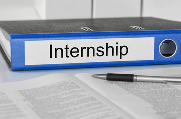 Folder with the label Internship