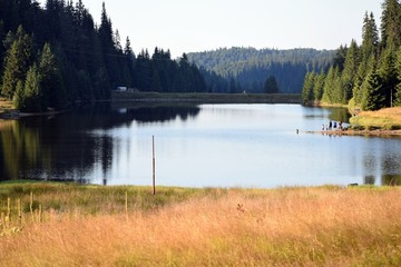 lake in mountains