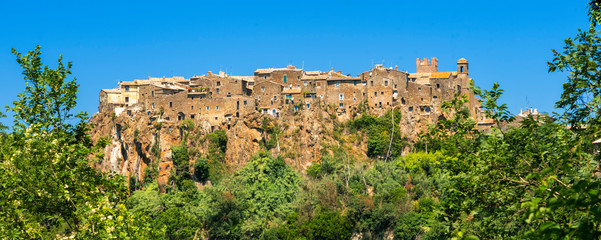 Calcata, historic village in Italy