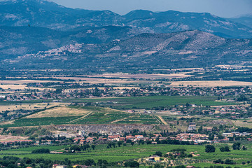 Panoramic view from Monte Porzio Catone, Rome