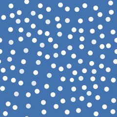 Fototapeta na wymiar abstract background blue with white dots