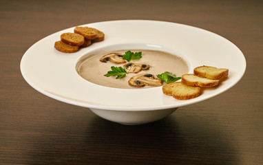 Cream of mushroom soup