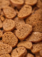rye crackers closeup