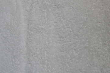 Fur surface, Uneven cloth background, White