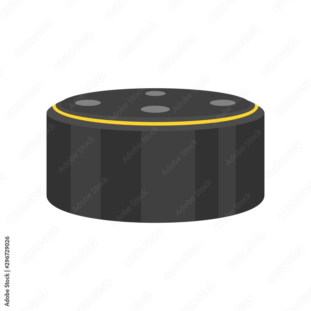 Poster smart speaker device icon. flat illustration of smart speaker device vector icon for web design