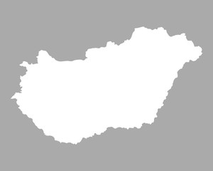 Karte von Ungarn