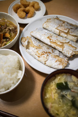 タチウオの定食