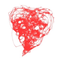 Heart shape netz