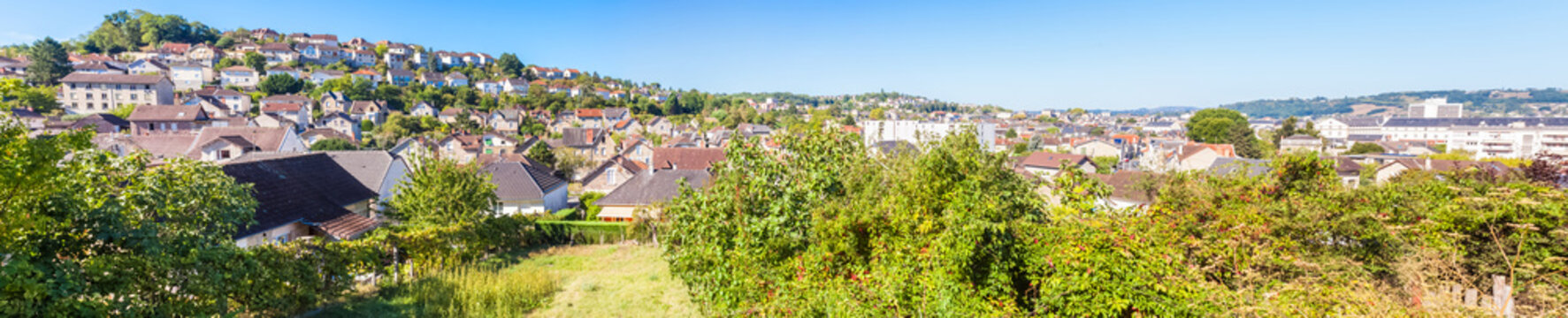 Panorama de Brive-la-Gaillarde, France 