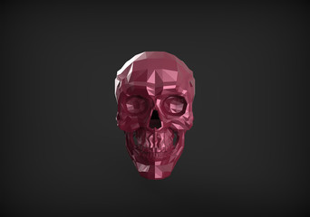 MAGENTA SKULL