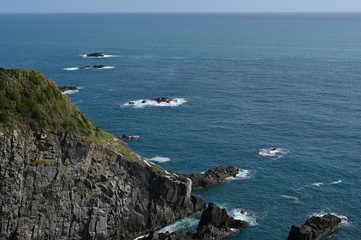 coastline asizuri in summer