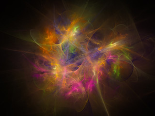 surreal futuristic digital 3d design art abstract background fractal illustration for meditation and decoration wallpaper