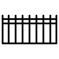 house bard protection outdoor fence vector icon