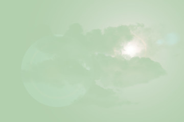 Sky and Cloud with Lens Flare,Nature concept,Cloud Textured,Abstract blur