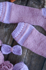 Warm and soft girl socks, winter fashion, made of wool