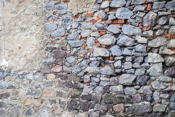 Background of stone wall texture