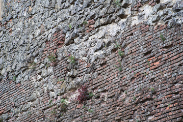 Background of stone wall texture