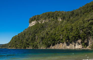 Lake Nahuel Huapi and Villa La Angostura town, Argentina