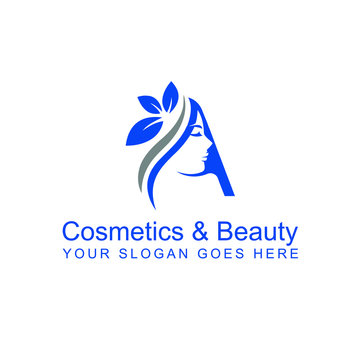 Beauty & Cosmetics logo design vector illustration graphic abstract template download 