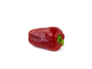 Red peppers on a white background