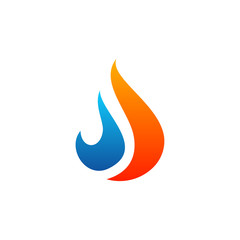 Fire logo Vector. Flame Logo Design Template. Icon Symbol