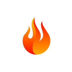 Fire logo Vector. Flame Logo Design Template. Icon Symbol