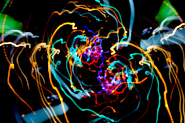 Night light line,abstract background