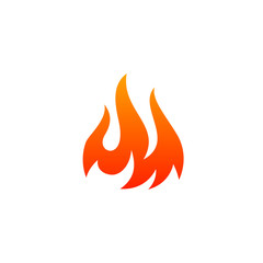 Fire logo Vector. Flame Logo Design Template. Icon Symbol