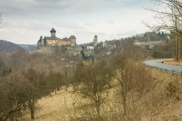 Fototapeta na wymiar Sovinec castle Czech Republic