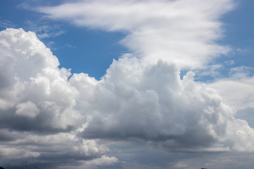 青空と雲の素材