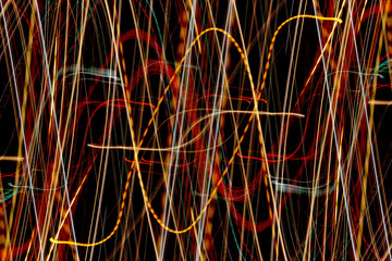 Night light line,abstract background