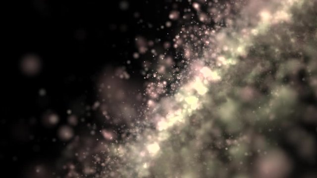 Space particles background