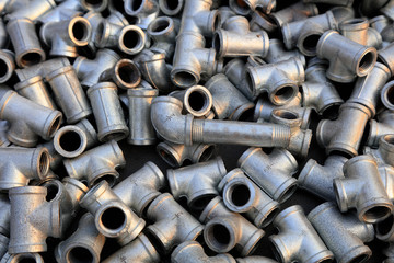 Iron pipe installation parts
