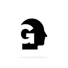 Vector Mental health Logo Letter G