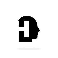 Vector Mental health Logo Letter H