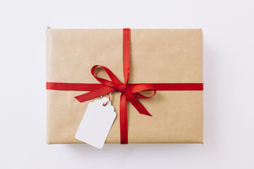 Big gift box with ribbon - Powered by Adobe