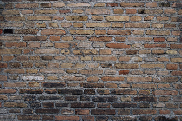 Vintage Red brick wall Background