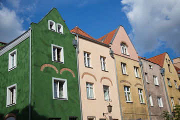 Buildings of old town in Toruń, Poland © Mateusz